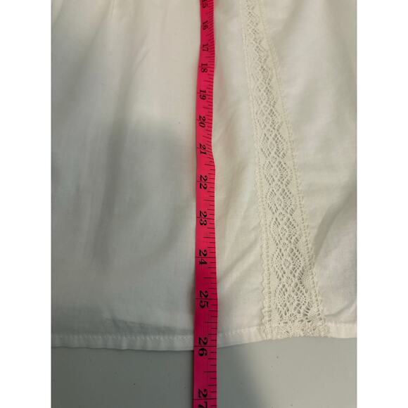 Velvet Graham Spencer‎ NWT White Long Sleeve Lace Peasant Boho Blouse Top Small - Picture 7 of 7